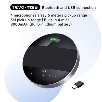 Neuvottelu-USB-omnisuuntainen mikrofonin säde 5 metriä kokoushuoneeseen ja yrityskonferenssiin